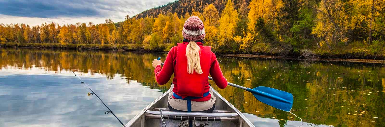 Autumn paddling in Lappland