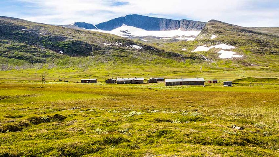 Helags mountain station.