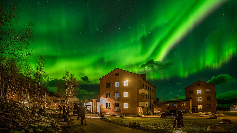 northern lights in abisko sweden