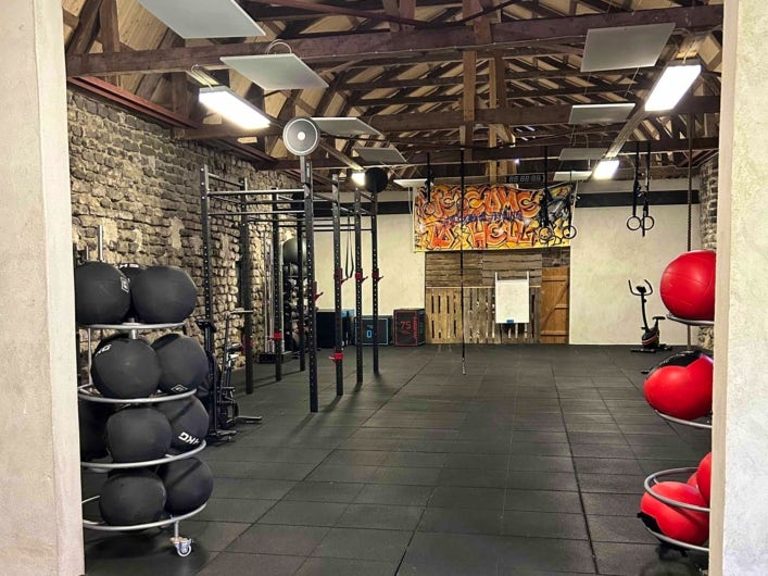 The gym at Gysinge.