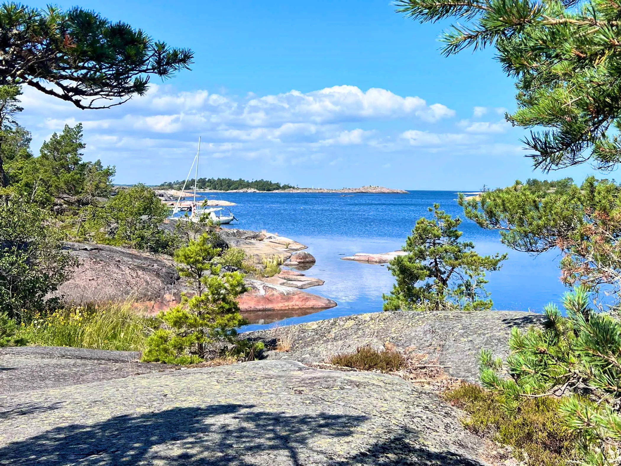 View over the sea in the northern Stockholm Archipelago.
