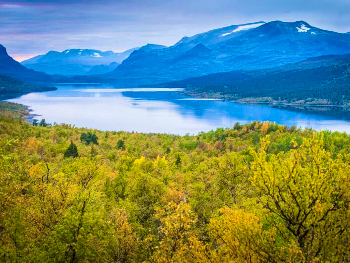 The borderlands of Sarek in autumn.